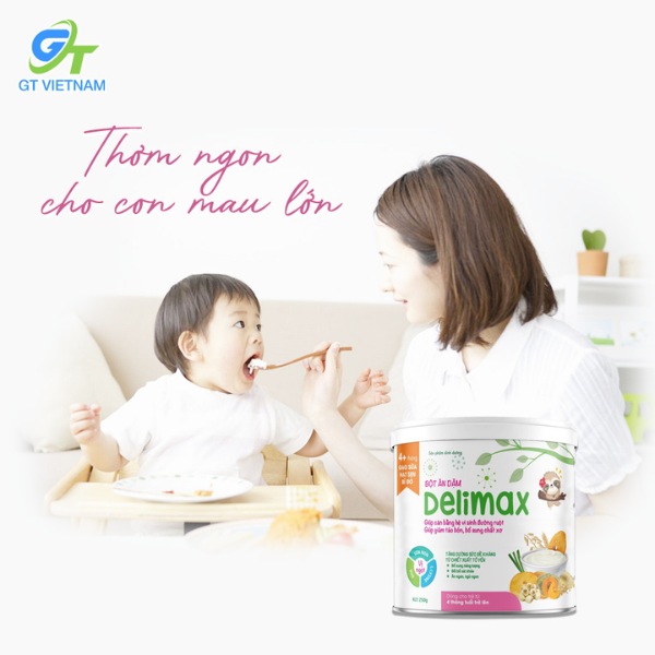 Bột Ăn Dặm Delimax Gạo Sữa