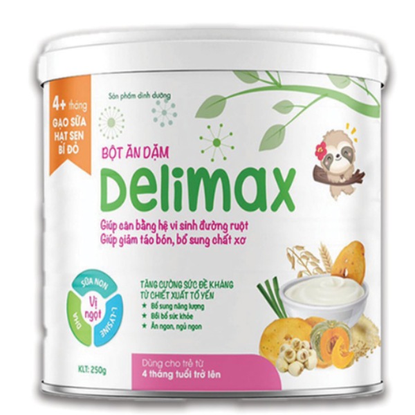 Bột Ăn Dặm Delimax Gạo Sữa