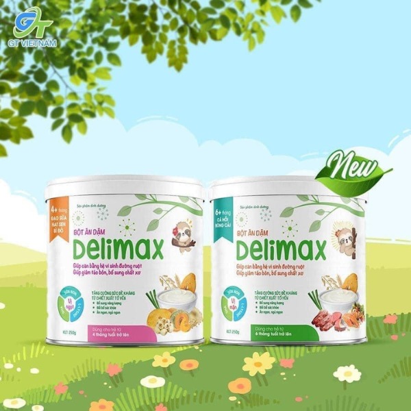 Bột Ăn Dặm Delimax Thịt bò rau củ