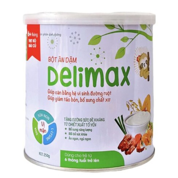 Bột Ăn Dặm Delimax Thịt bò rau củ