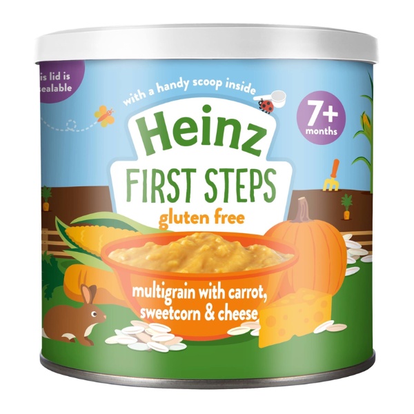 Bột ngũ cốc cà rốt phô mai bắp Heinz 200g