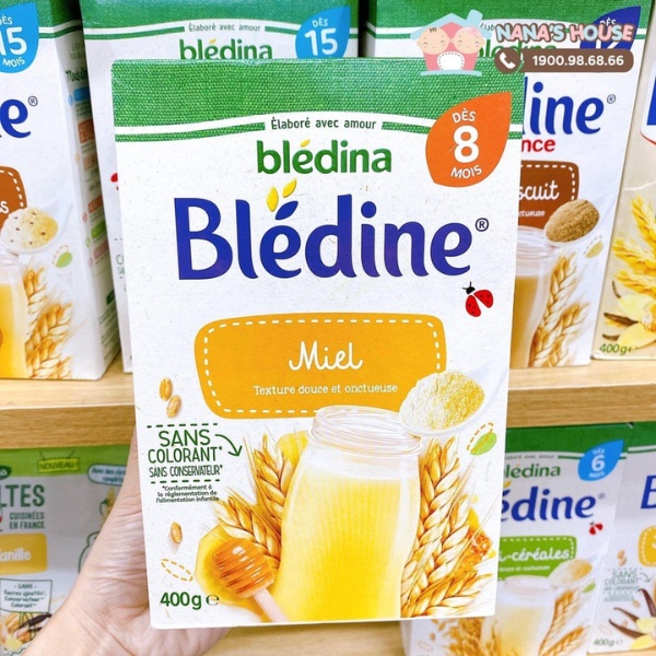 Bột pha sữa Bledina 8+ vị mật ong 400g
