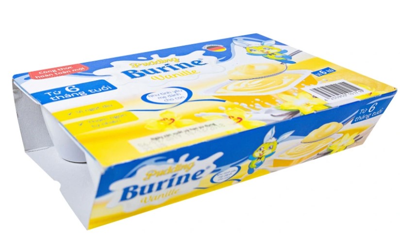 Pudding Burine Vanilla dành cho trẻ từ 6 tháng