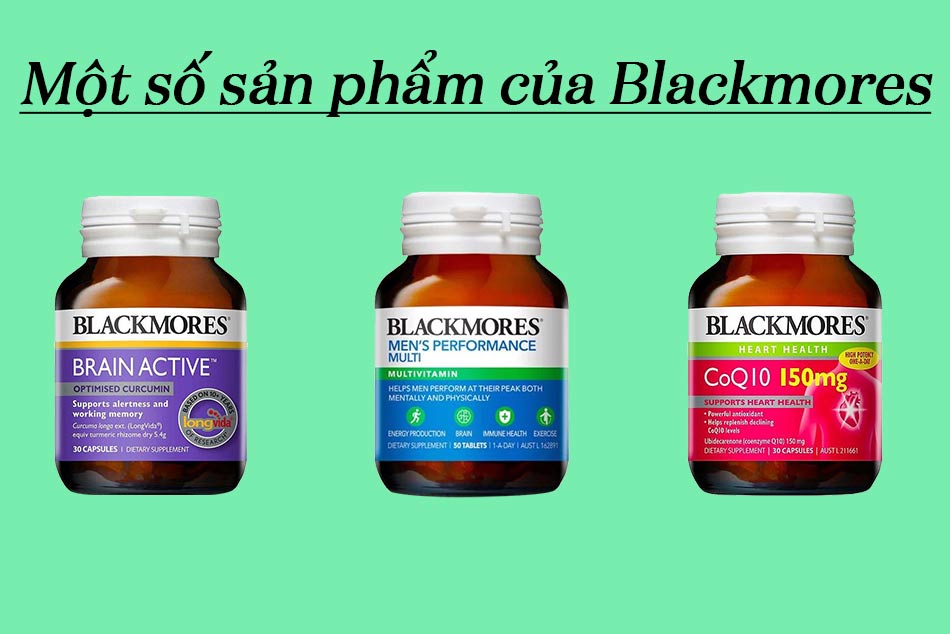 Sản phẩm vitamin của thương hiệu Blackmores