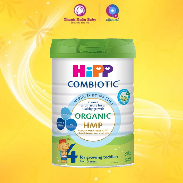 Giới thiệu Sữa HiPP ORGANIC COMBIOTIC số 4 (800g)