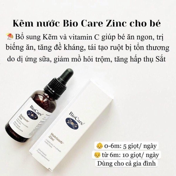 Kẽm nước Bio Care