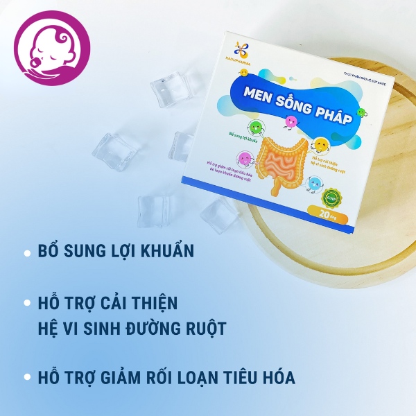 Men sống Pháp tốt cho tiêu hóa của trẻ