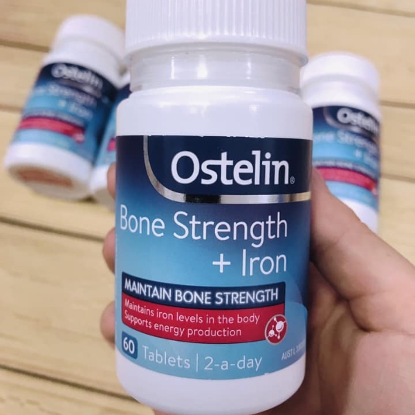 Viên Bổ Sung Sắt Ostelin Bone Strength + Iron – 60 Viên