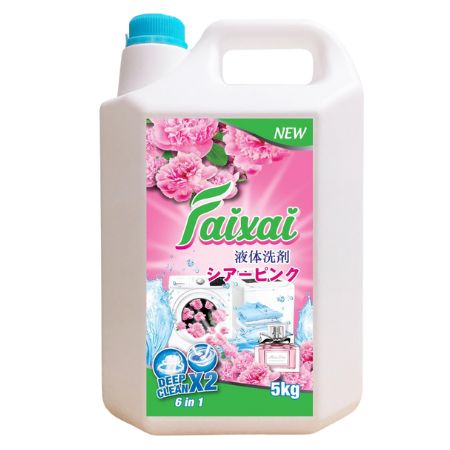 Nước giặt dưỡng vải cao cấp Faixai hồng 5 kg