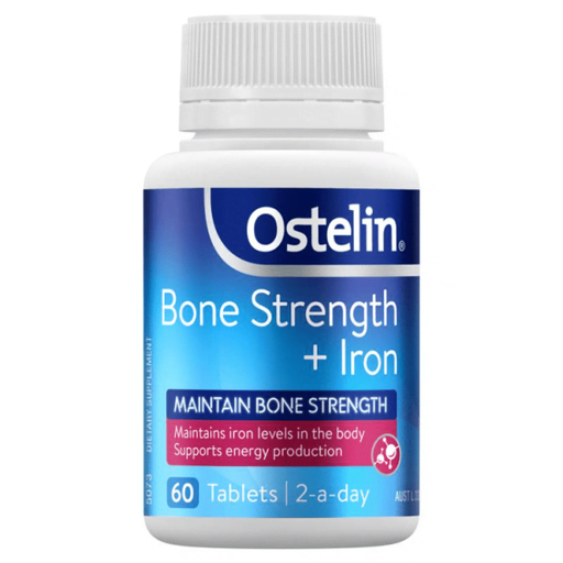 Viên Bổ Sung Sắt Ostelin Bone Strength + Iron – 60 Viên