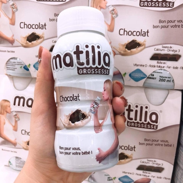 Sữa bầu Matilia vị chocolate Lốc 4 hộp