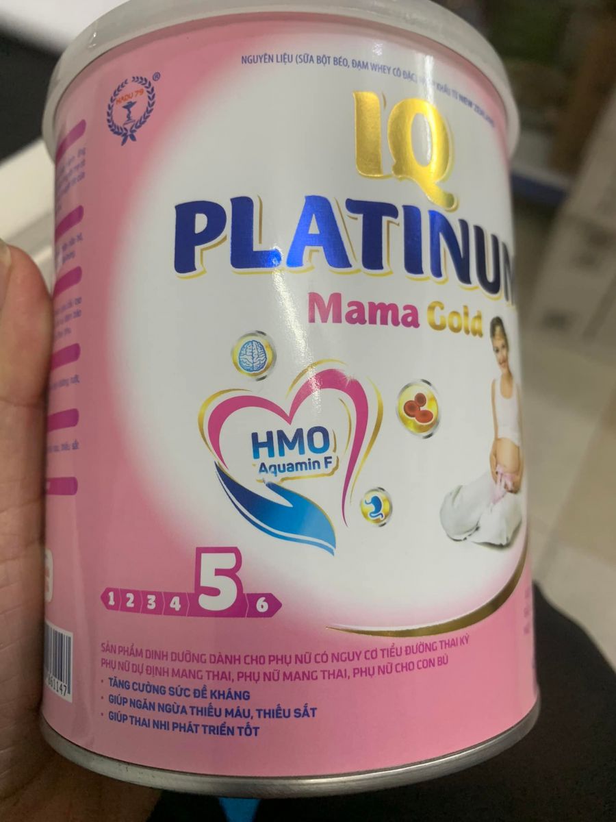 Sữa bầu tiểu đường IQ Platinum Mama 900g