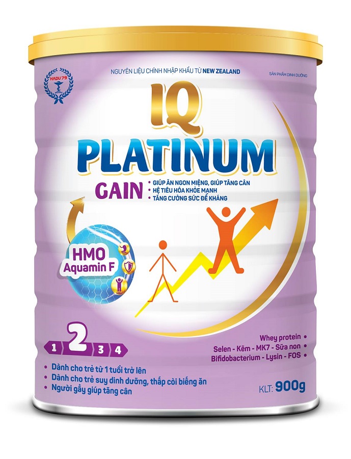 Sữa bột IQ Platinum Gain 900g