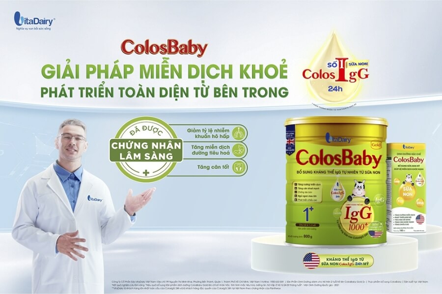 Sữa bột ColosBaby Gold số 1+ (800g) Gold