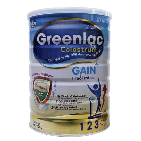 Sữa bột Greenlac Gain 900g