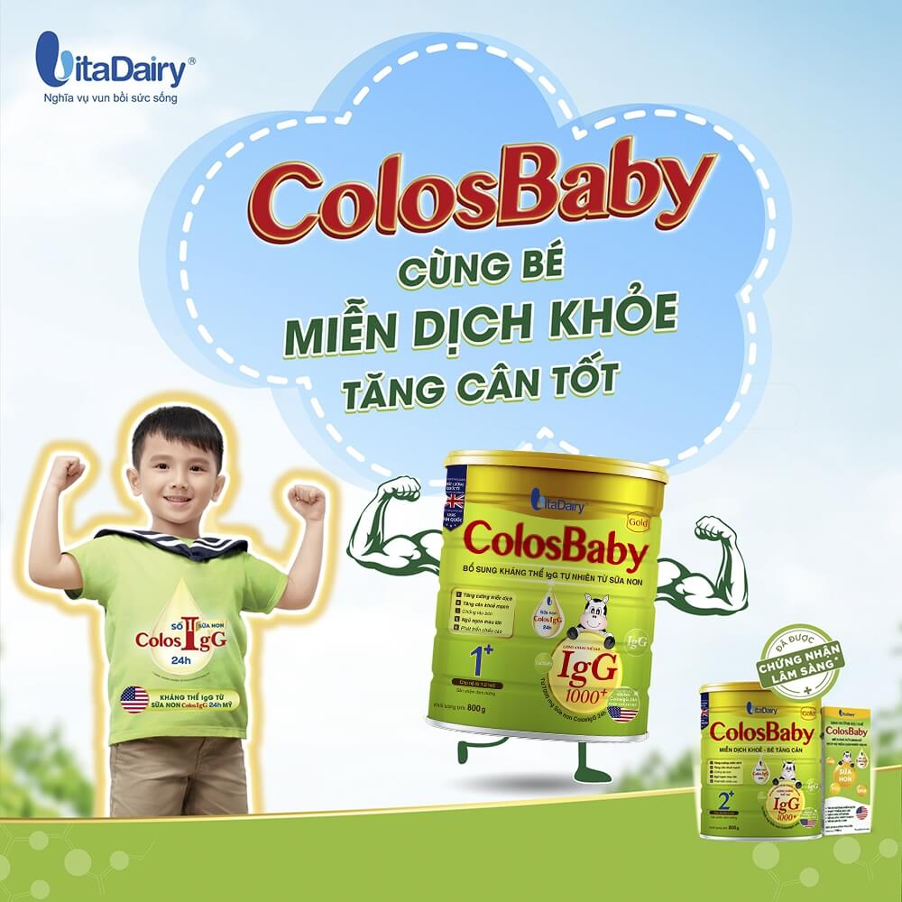 Sữa bột ColosBaby Gold số 1+ (800g)