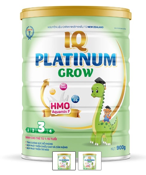 Sữa bột IQ Platinum Grow 900g