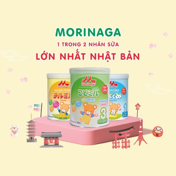 Sữa bột Morinaga Nhập khẩu số 1 (850g)