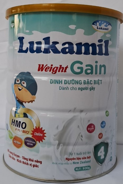 Sữa bột Lukamil Gain 900g