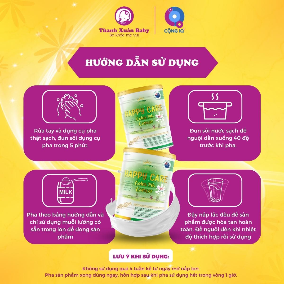 Sữa non ung thư Happy Care Cancer 800g