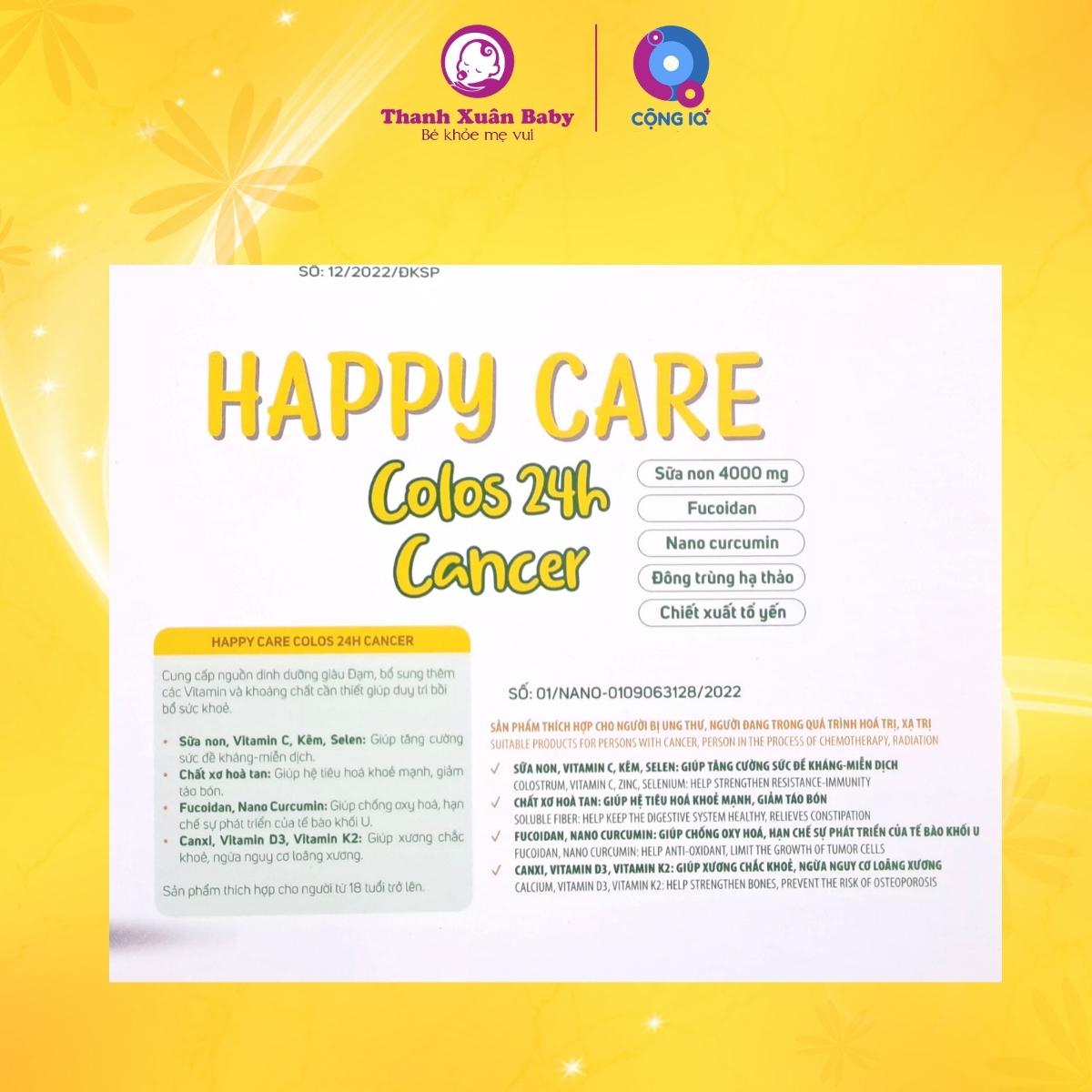 Sữa non ung thư Happy Care Cancer 800g