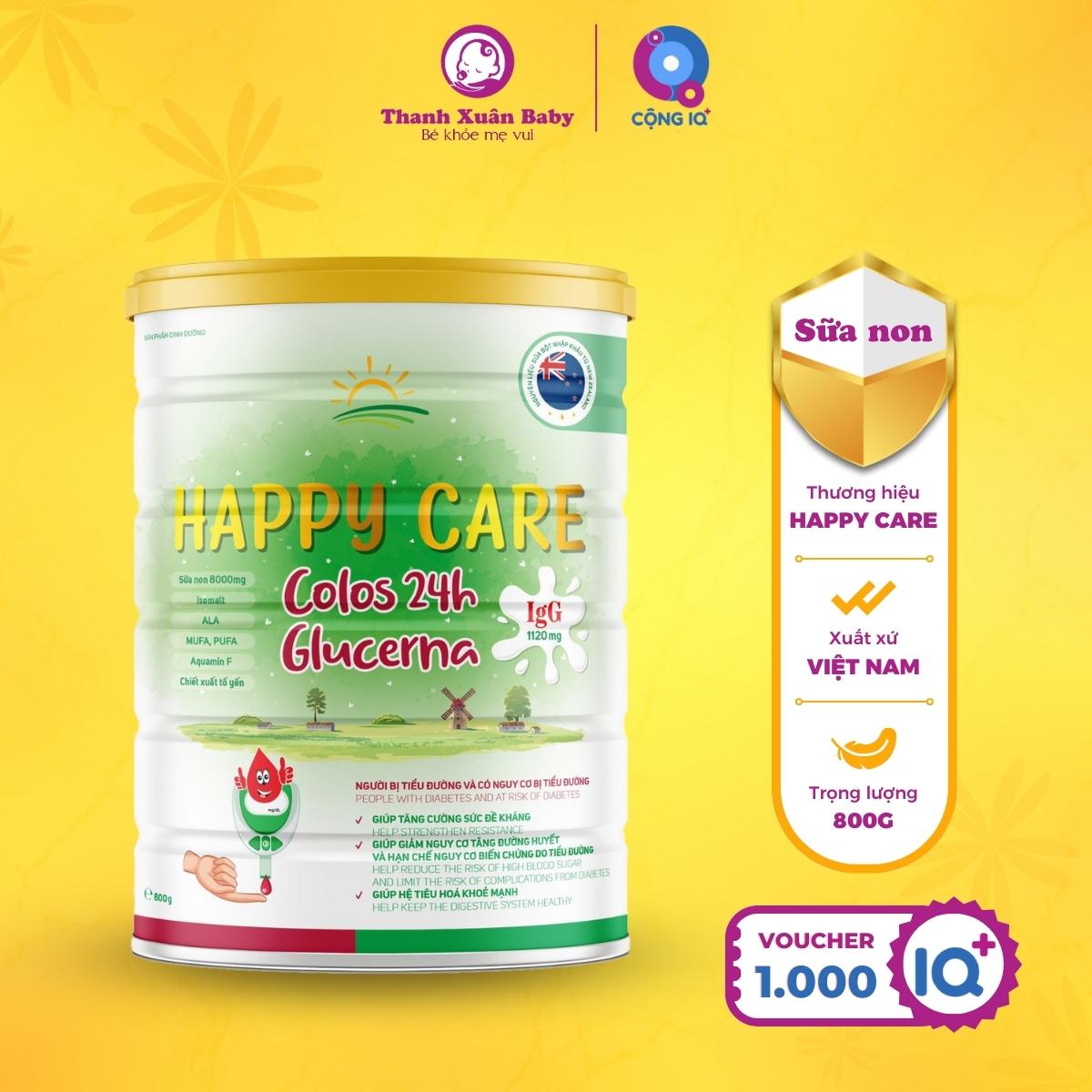 Sữa non tiểu đường Happy Care Glucerna 800g