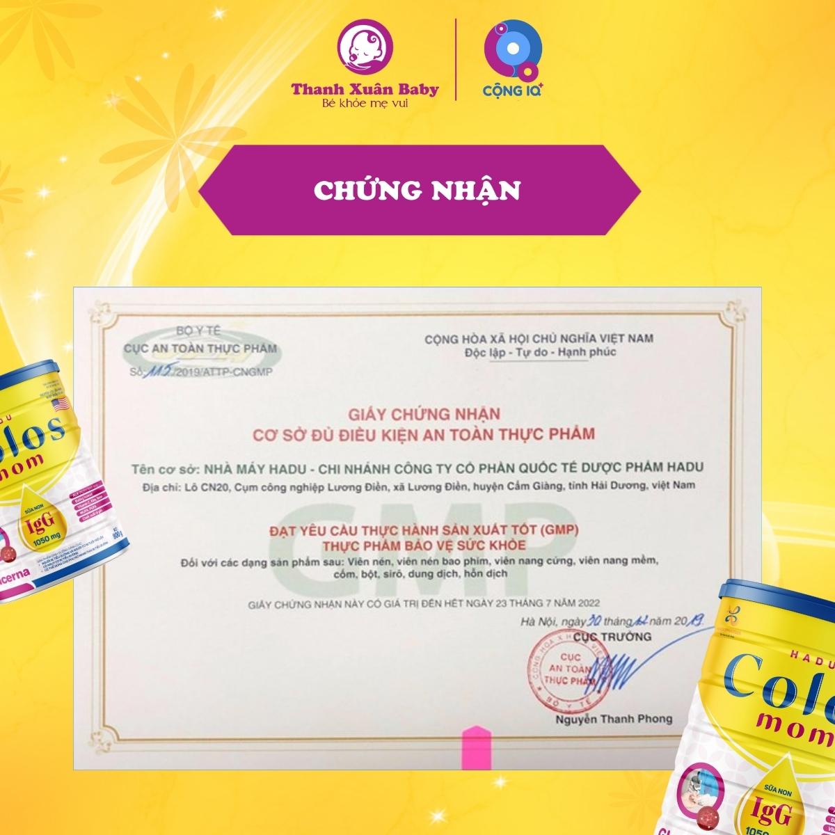 Sữa non Colosmom Glucerna 800G