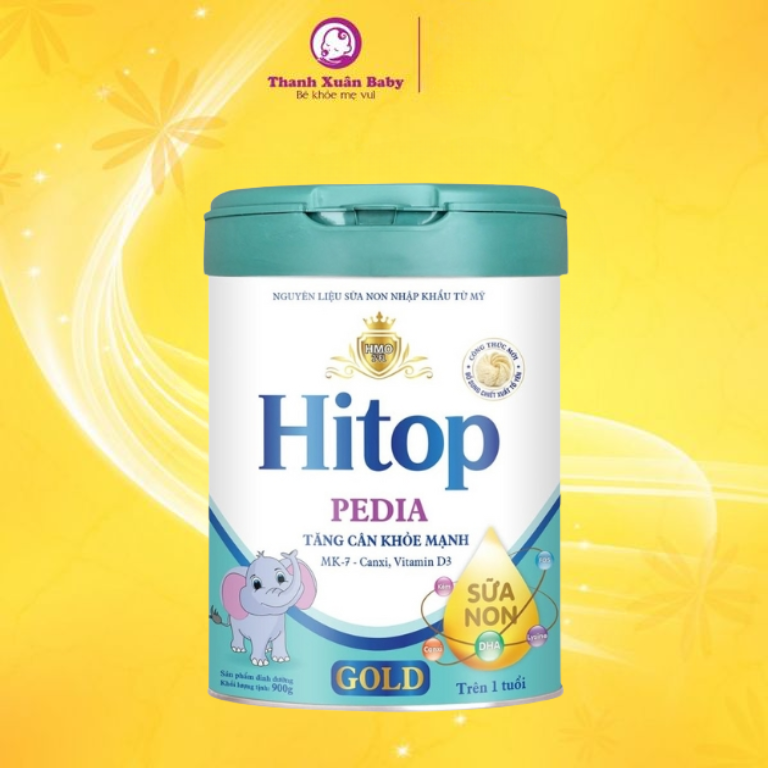 Sữa dinh dưỡng Hitop Pedia Gold dành cho trẻ biếng ăn 850g
