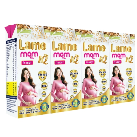 Sữa hạt pha sẵn dành cho mẹ bầu Lame Mom IQ 110ml