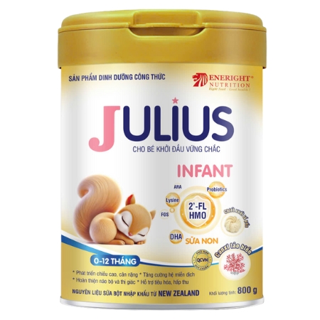 Sữa dinh dưỡng Julius Infant 0+ 800g