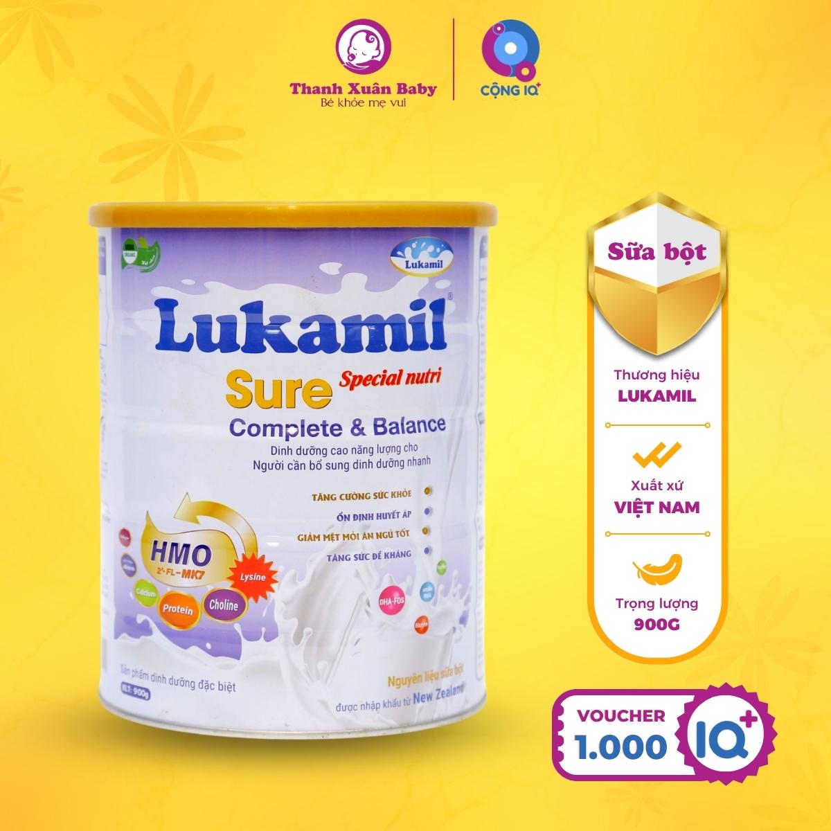 Sữa phục hồi Lukamil Sure 900g