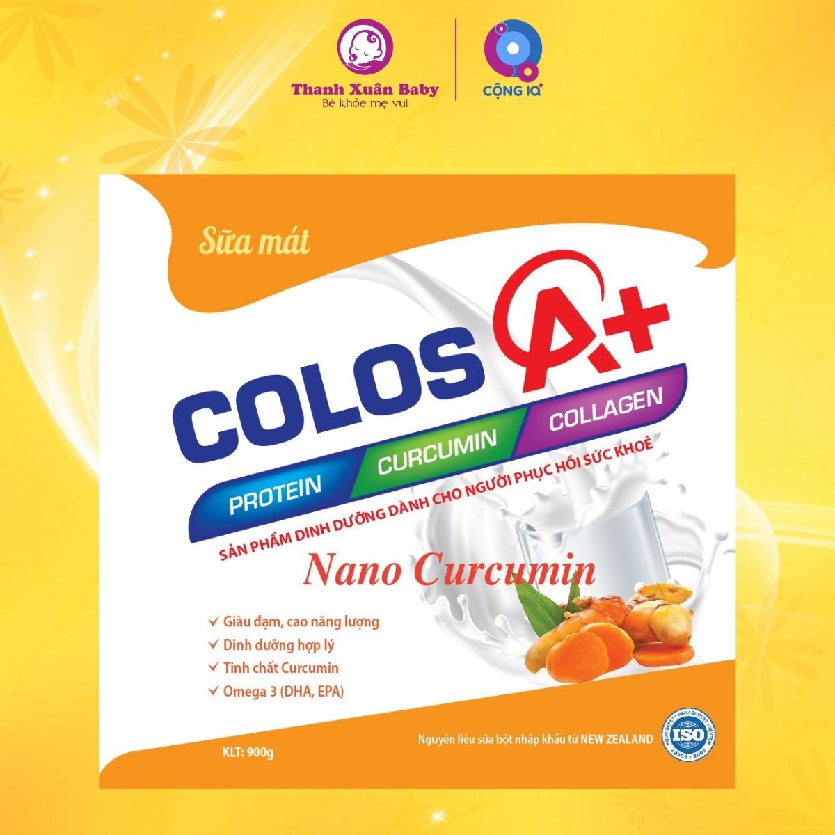 Sữa nghệ Colos A+ Curcumin 900g