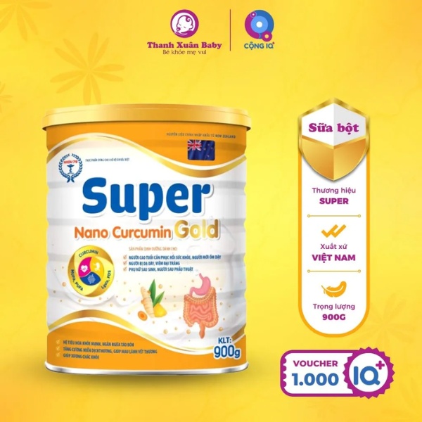 Sữa nghệ Super Nano Cucurmin 900g