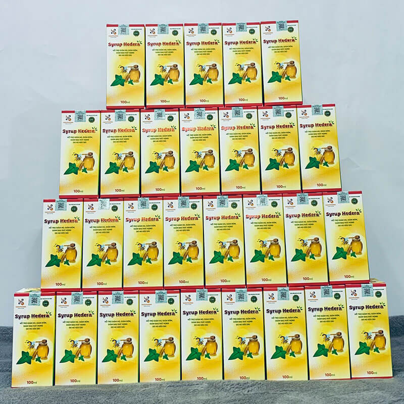 Syrup Hedera cao lá thường xuân cải thiện ho (1 Lọ x 100ml)