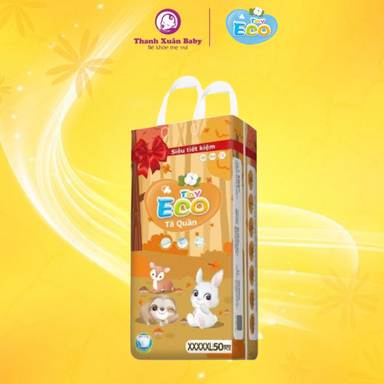 Tã bỉm Tiny Eco 5XL-50 quần