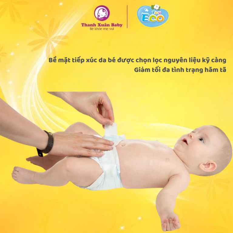 Tã bỉm Tiny Eco Size M-50 dán được chọn lọc kỹ càng