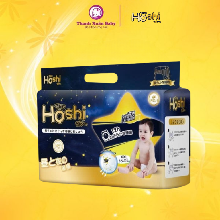 Tã bỉm Tiny Hoshi size 2XL-36 quần