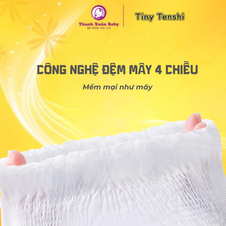 Tã bỉm Tiny Tenshi công nghệ đệm mây