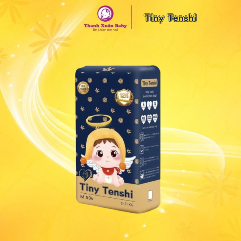 Tã bỉm Tiny Tenshi M-50 quần