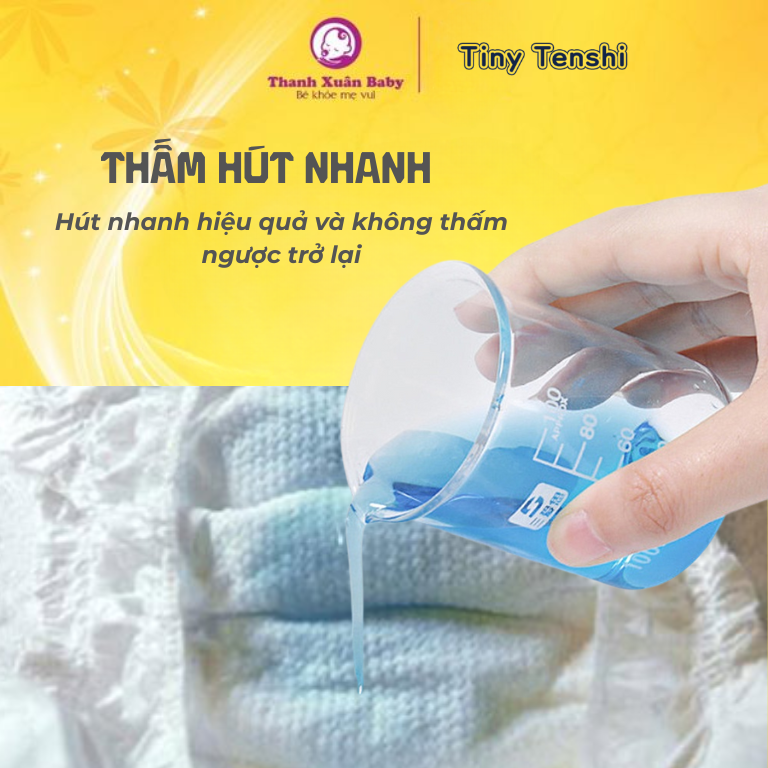 Tã bỉm Tiny Tenshi thấm hút nhanh
