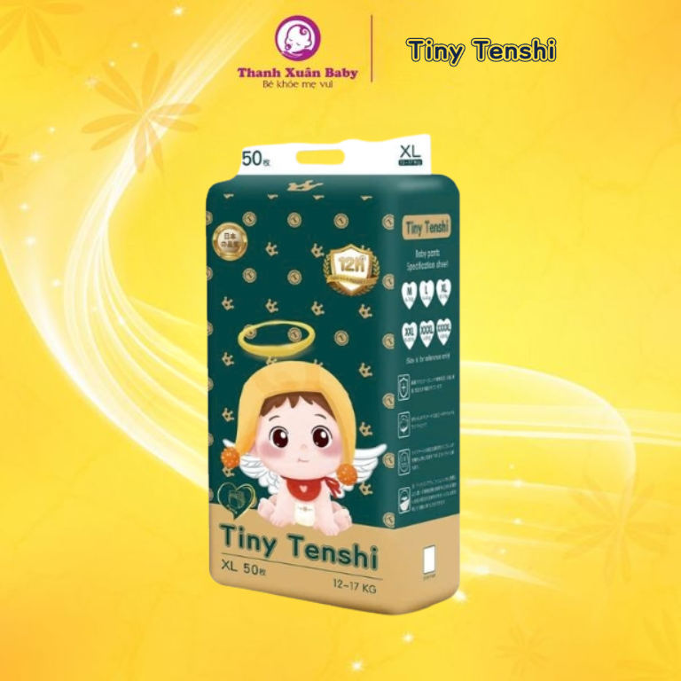 Tã bỉm Tiny Tenshi XL-50 quần