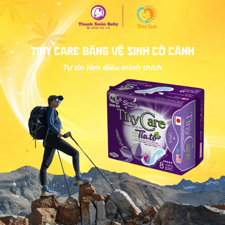 TINY CARE BĂNG VỆ sinh có cánh