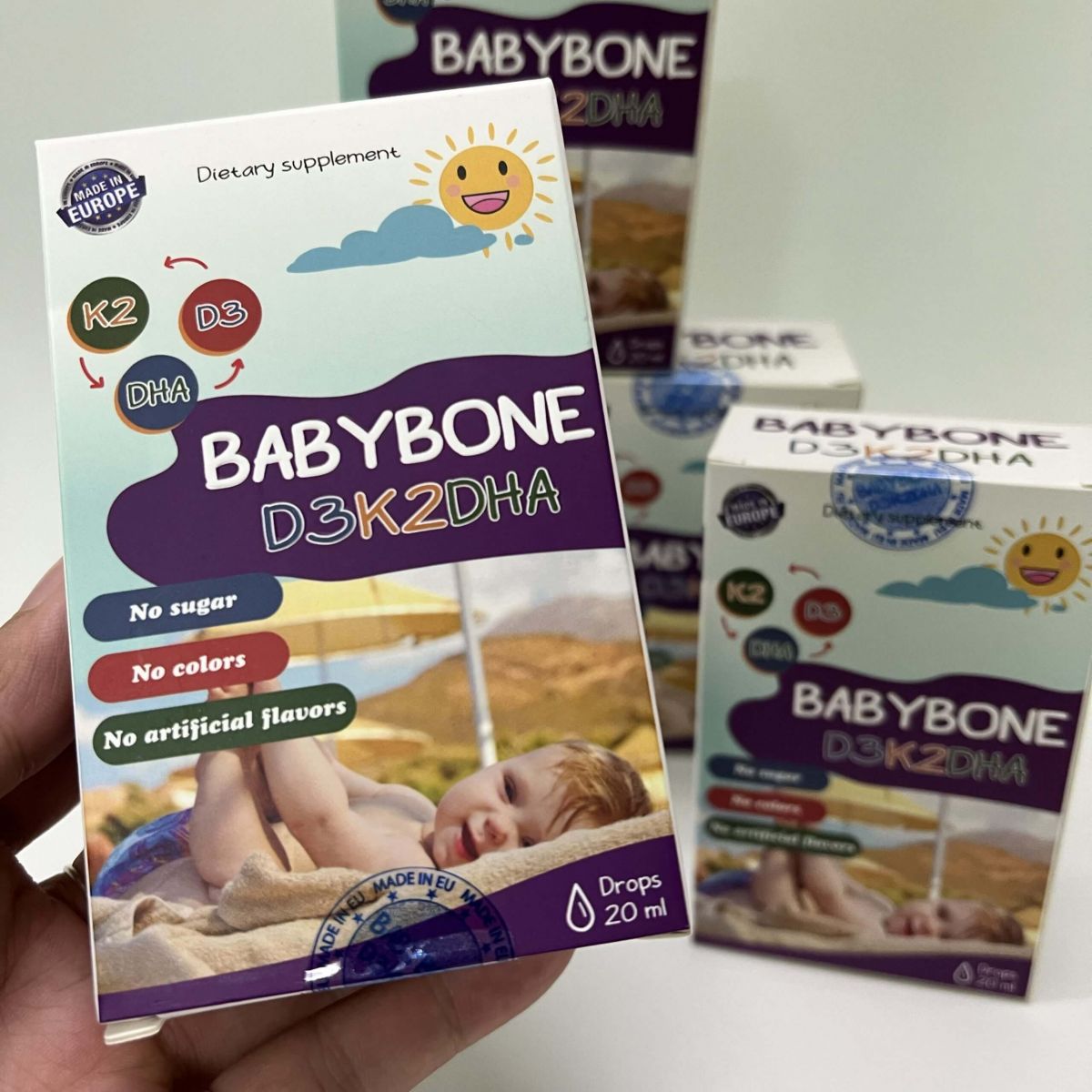 Baby Bone Vitamin D3K2 DHA