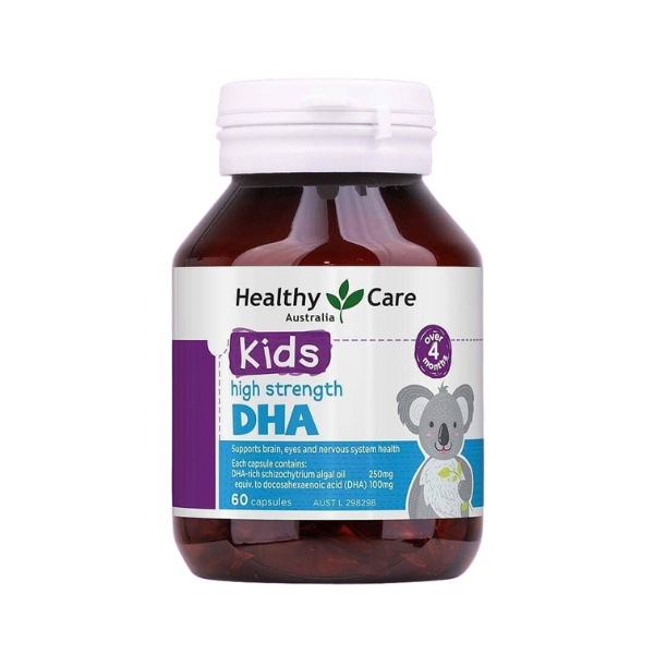 Viên Bổ Sung DHA Kid Healthy Care Úc 60v (4M+)