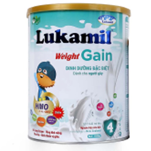 Sữa bột Lukamil Gain 900g vị hạt chia chuẩn Mỹ