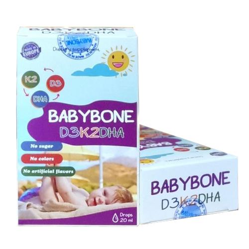 Baby Bone Vitamin D3K2 DHA tăng cường miễn dịch, hấp thu - 20ml