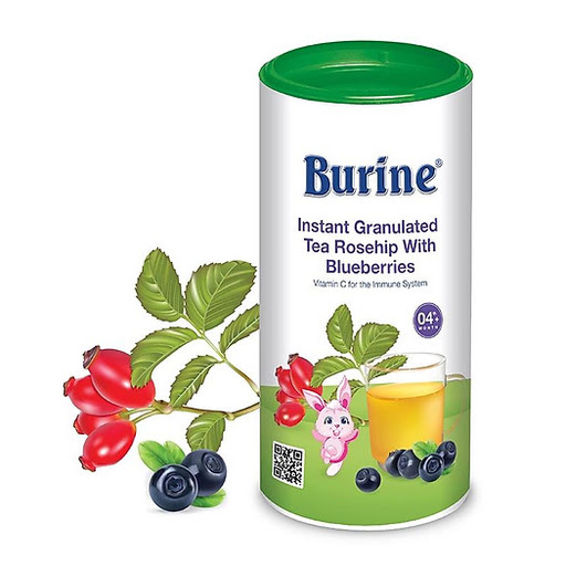 Trà cốm hoa quả Burine tầm xuân, việt quất 200g (4M+)