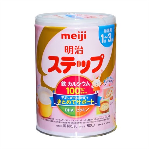 Sữa bột Meiji Lon nội địa Nhật 1-3 tuổi (800gr)