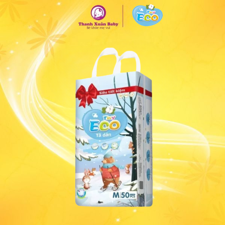 Size Tã bỉm Tiny Eco Size M-50 dán