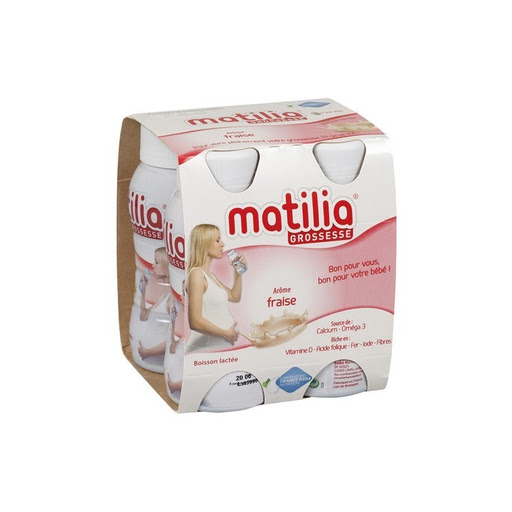 Sữa bầu Matilia vị dâu lốc 4 hộp